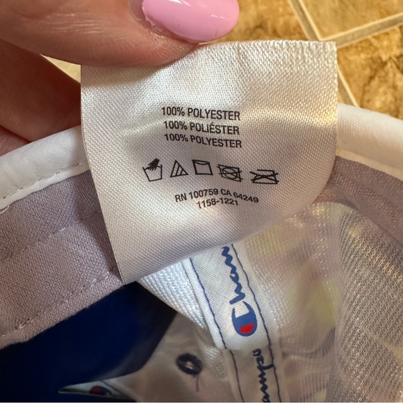 🆕Champion Tie -Dyed Adjustable Baseball Hat Adult Size OS - Picture 7 of 9